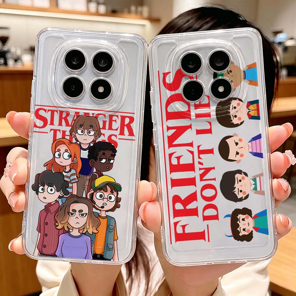 Xiaomi Redmi Note 14 - Stranger Things Cartoon-Hülle für Xiaomi Redmi