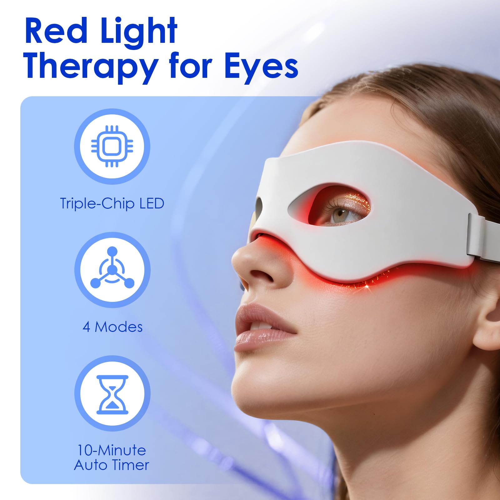 3D Rotlicht EMS Augenmassagege – Light Therapy Glasses Bewertung und Preis