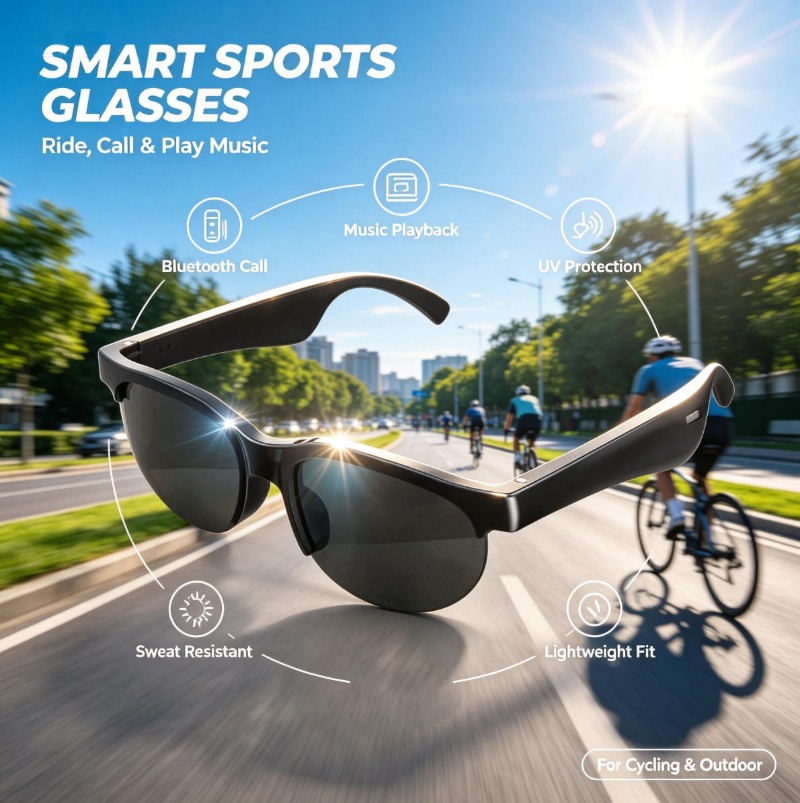 Intelligente Audio-Sonnenbrill – Smart Glasses Lens Bewertung und Preis